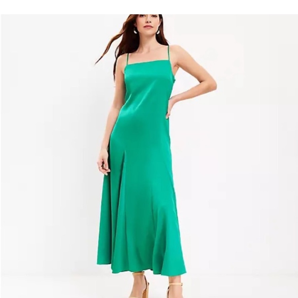 COPY - Green Loft Slip Dress